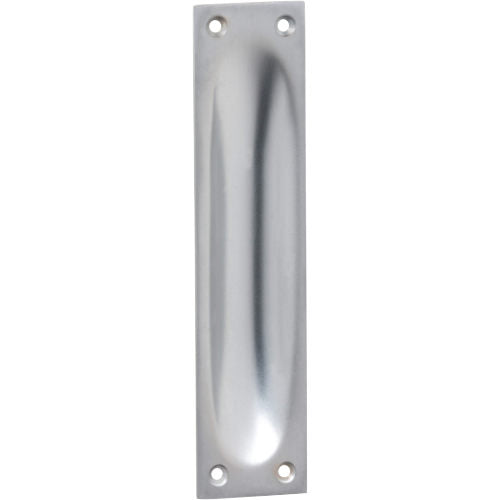 Sliding Door Pull Classic Large Satin Chrome H140xW32mm in Satin Chrome