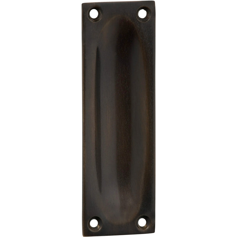 Sliding Door Pull Classic Small Antique Brass H88xW28mm in Antique Brass