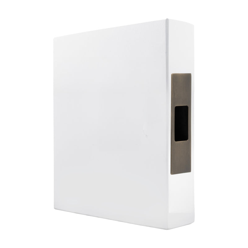 LUME - Sliding Door Edge Pull - Brass in Oil Rubbed Bronze