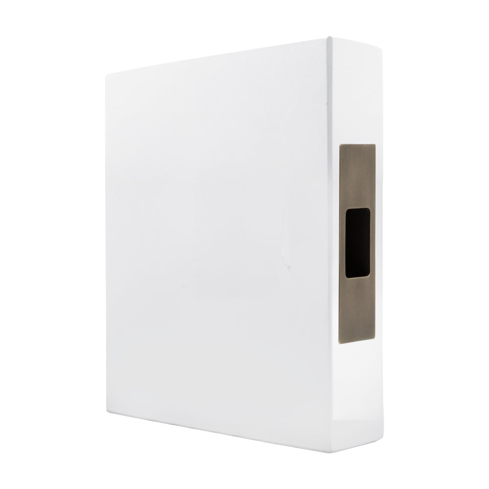 LUME - Sliding Door Edge Pull - Brass in Roman Brass