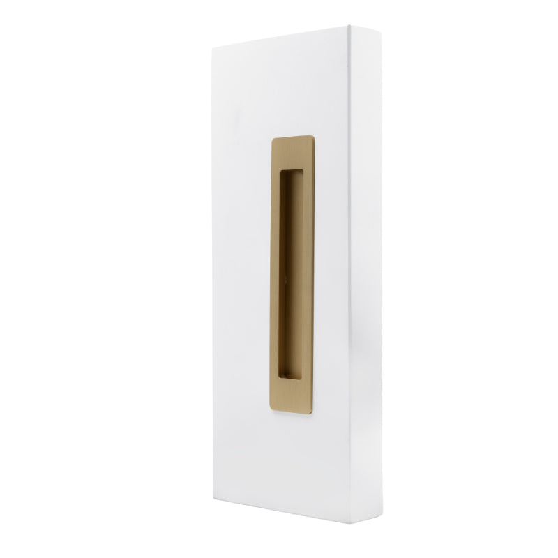 Windsor LUME sliding door flush pull in matte black finish, designed for modern interior sliding doors.