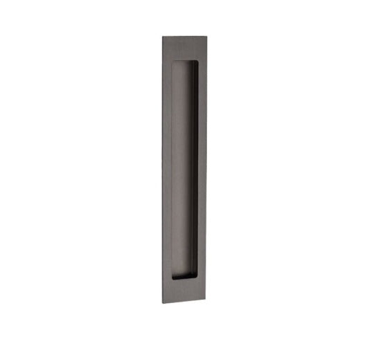 Zanda Verve Flush Pull architectural hardware in green finish, sleek design for modern door applications.