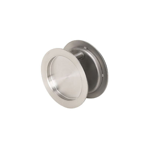 Zanda Flush Pull Passage Kit - Satin Stainless / 65mm in Satin Stainless