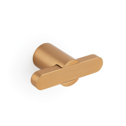 MOMO FUSION T KNOB 58MM BRUSHED DARK BRASS in Brushed Dark Brass