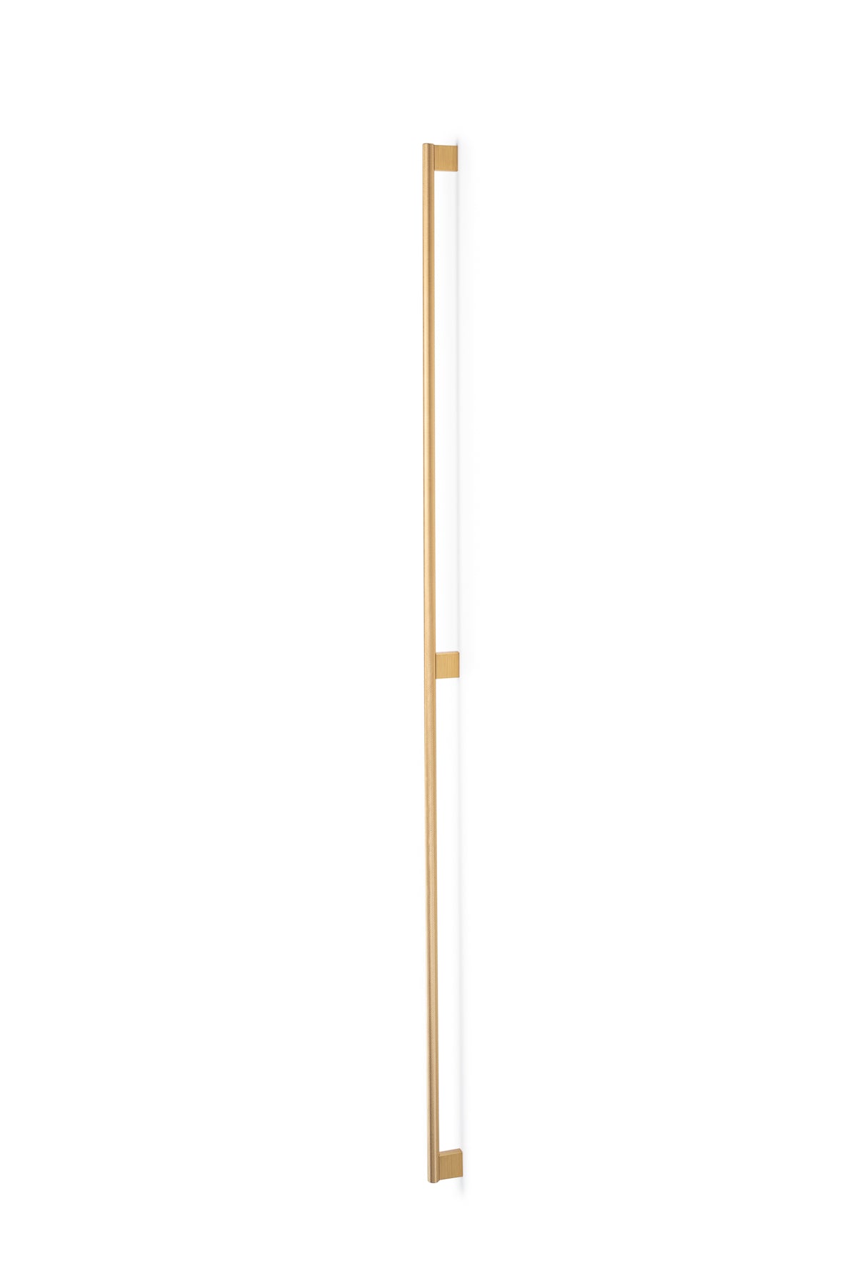 GRAF KNURLED D HANDLE 1178MM BRUSHED DARK BRASS in Brushed Dark Brass