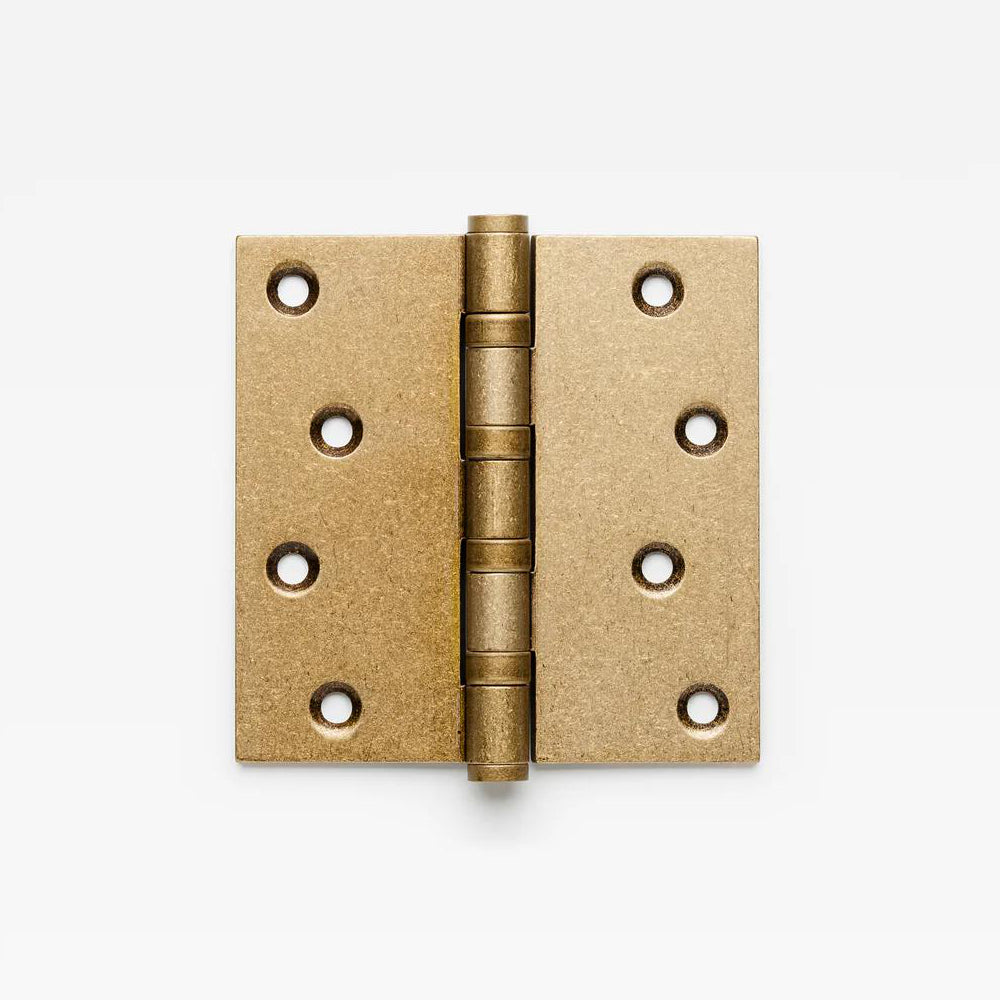 Hinge Tumbled Brass in Tumbled Brass