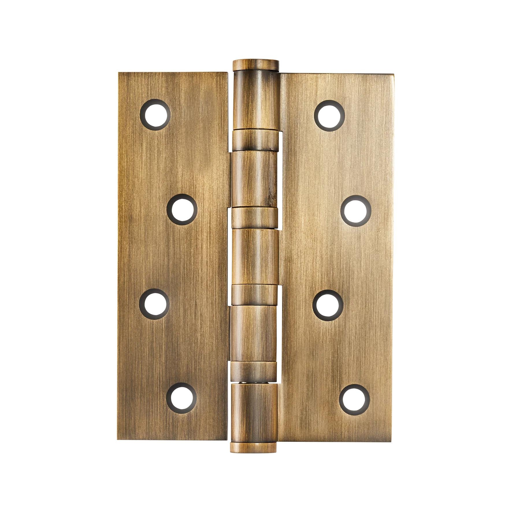 Momo fixed pin hinge measuring 100mm by 76mm with durable metal construction, designed for reliable door or window installation.