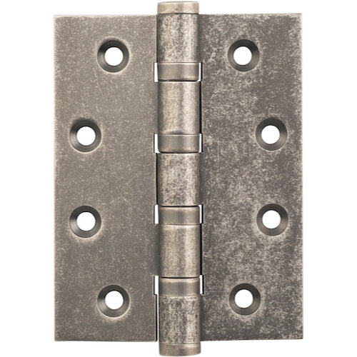 Iver ball bearing hinge with metal construction, mounted on a door for smooth opening and closing.