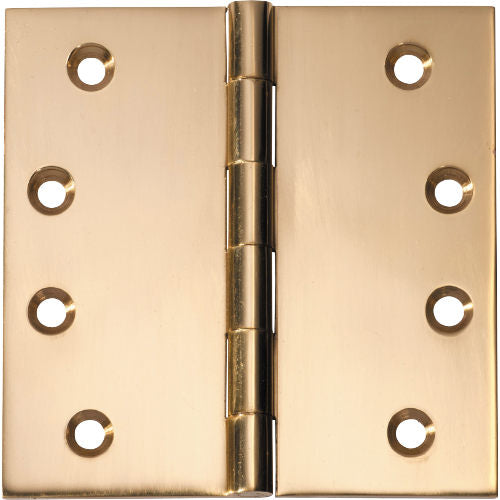 Tradco fixed pin hinge showing metal hinge with pin and mounting plates for door or window installation.