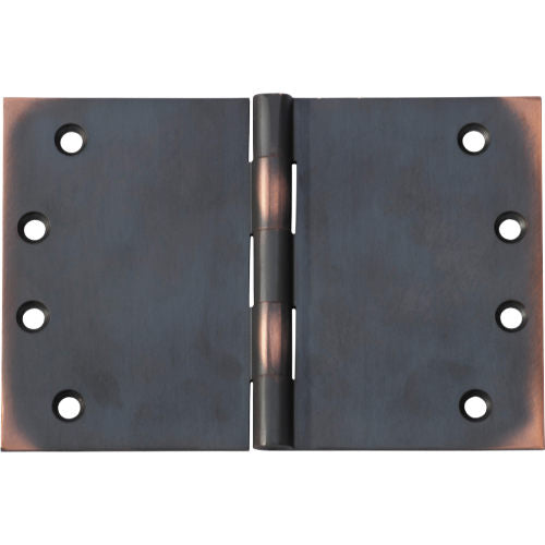 Hinge Broad Butt Antique Copper H100xW150xT4mm in Antique Copper