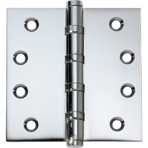 Tradco ball bearing hinge with metal construction and smooth pivoting, ideal for door installation and durable performance.