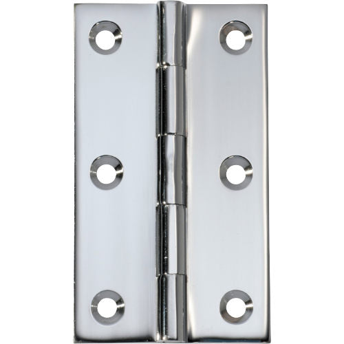 Tradco fixed pin hinge showing metal construction and mounting holes for durable door or gate installation.