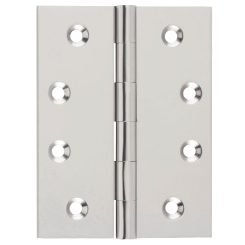 Hinge Fixed Pin Satin Nickel H100xW75xT3mm in Satin Nickel