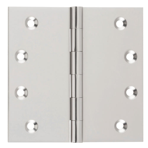 Hinge Fixed Pin Satin Nickel H100xW100xT3mm in Satin Nickel