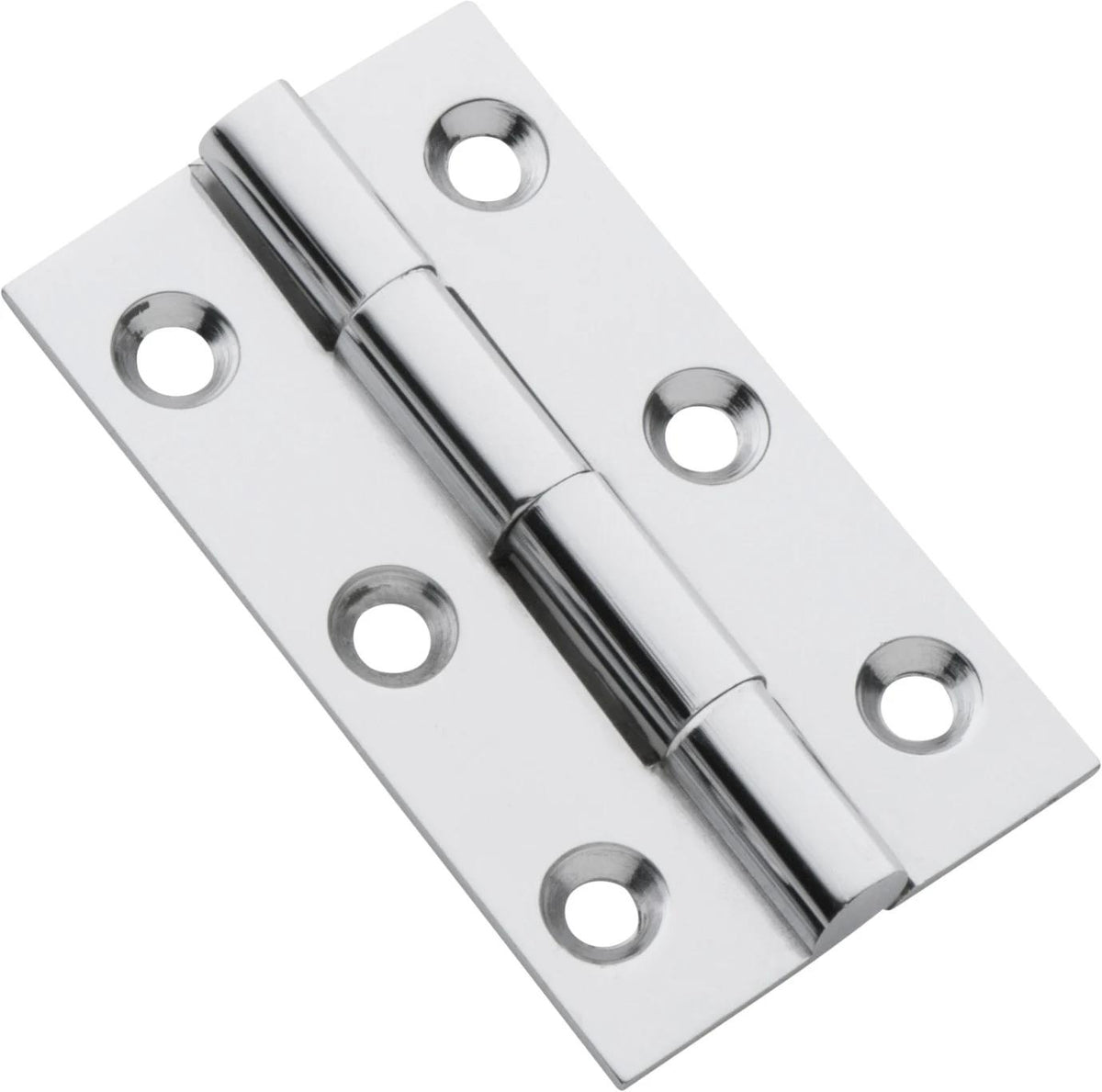 Cabinet Hinge Fixed Pin Chrome Plated H50xW28mm in Chrome Plated