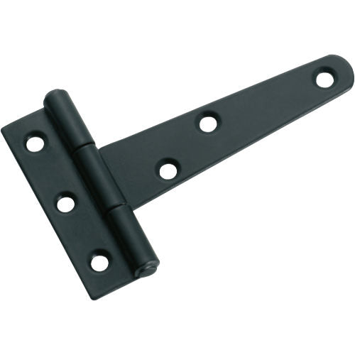 Tradco Iron Strap Hinge with rustic finish, showcasing durable metal construction and classic hardware design for doors or gates.