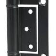 Satin Stainless Steel Fast Fix Hinge Fixed Pin to Suit Timber Door/Aluminium Frame (With Screws) in Black