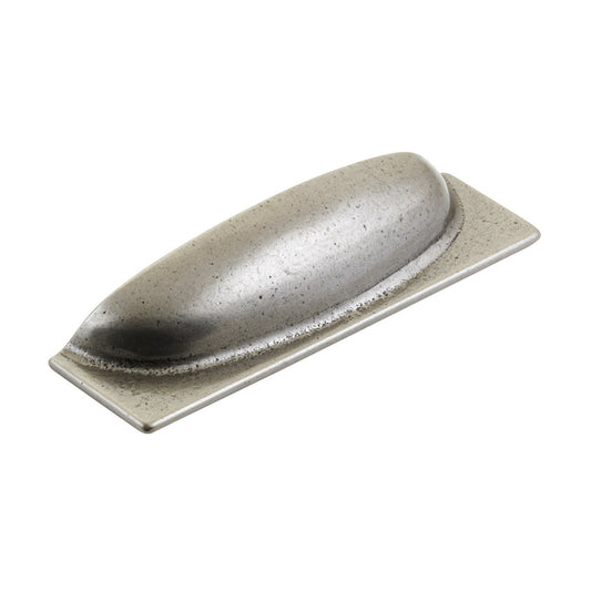 GEORGE 96MM CUP PULL PEWTER in Pewter
