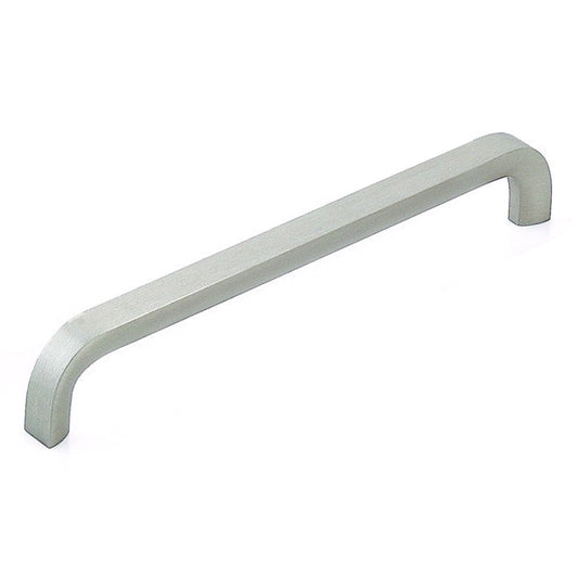 TRENTO D HANDLE 224MM ALUMINIUM BRUSHED NICKEL in Brushed Nickel