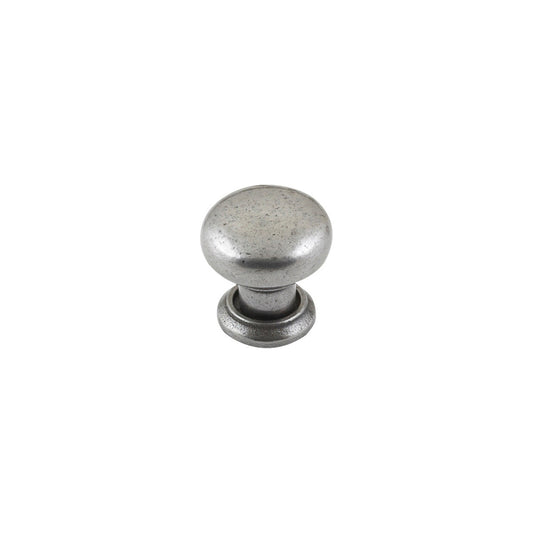 BORDEAUX 35MM KNOB PEWTER in Pewter
