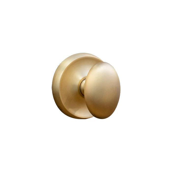 N2LOK Uovo door knob by N2LOK Hardware, featuring a sleek silver finish and modern round design for interior doors.