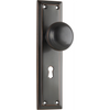 Door Knob Richmond Lock Pair Antique Copper H200xW50xP62mm in Antique Copper