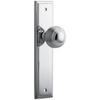 Door Knob Guildford Stepped Latch Polished Chrome H237xW50xP60mm in Polished Chrome