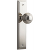 Door Knob Guildford Stepped Latch Polished Nickel H237xW50xP60mm in Polished Nickel