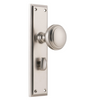 Door Knob Milton Privacy Pair Satin Nickel H200xW50xP73mm in Satin Nickel