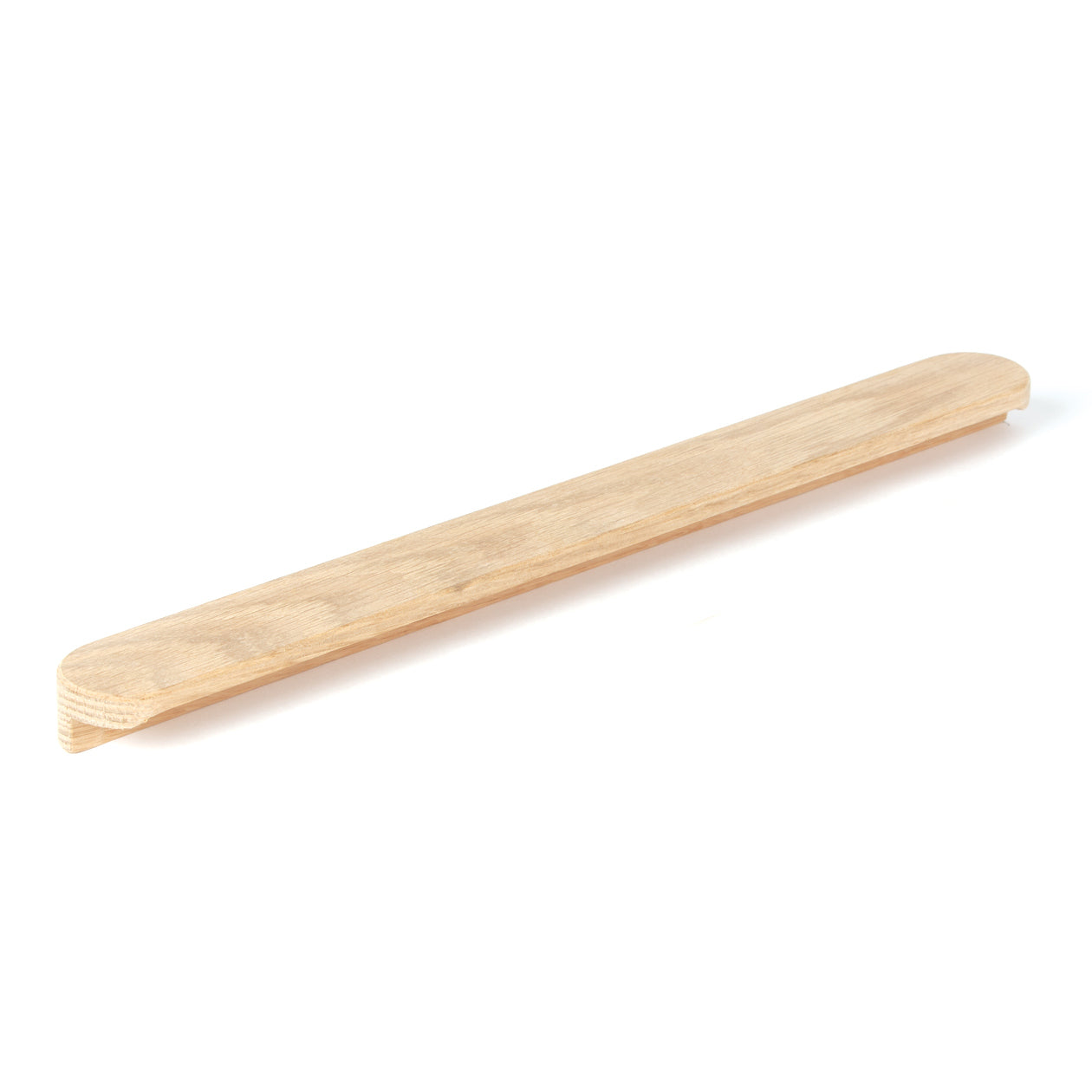 KIMBERLEY PULL TIMBER HANDLE 400MM AMERICAN OAK RAW in American Oak Raw