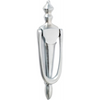 Door Knocker Victorian Satin Chrome H185xW45mm in Satin Chrome