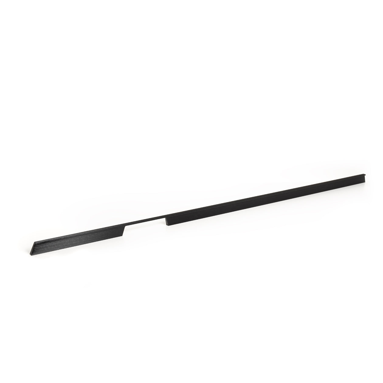 RAIL 1120MM D HANDLE RIGHT HAND BRUSHED BLACK in Brushed Black