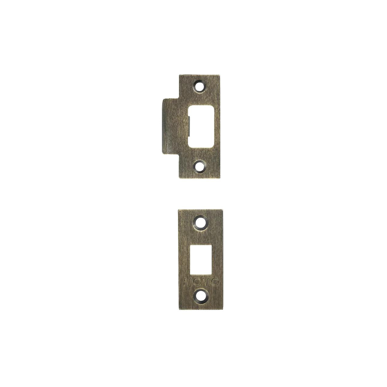 MOMO TUBULAR LATCH ACCESSORIES SET WITH SCREWS DARK BRUSHED BRASS in Dark Brushed Brass