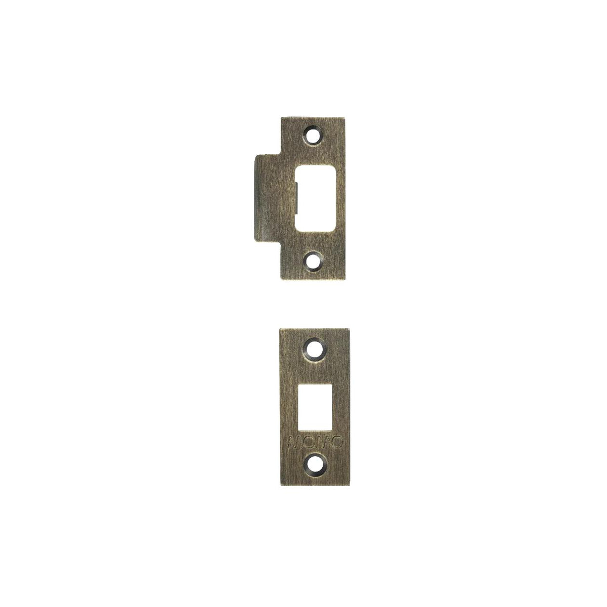 MOMO TUBULAR LATCH ACCESSORIES SET WITH SCREWS DARK BRUSHED BRASS in Dark Brushed Brass