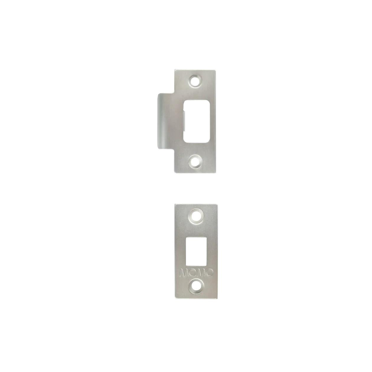 MOMO TUBULAR LATCH ACCESSORIES SET WITH SCREWS DULL BRUSHED NICKEL in Dull Brushed Nickel