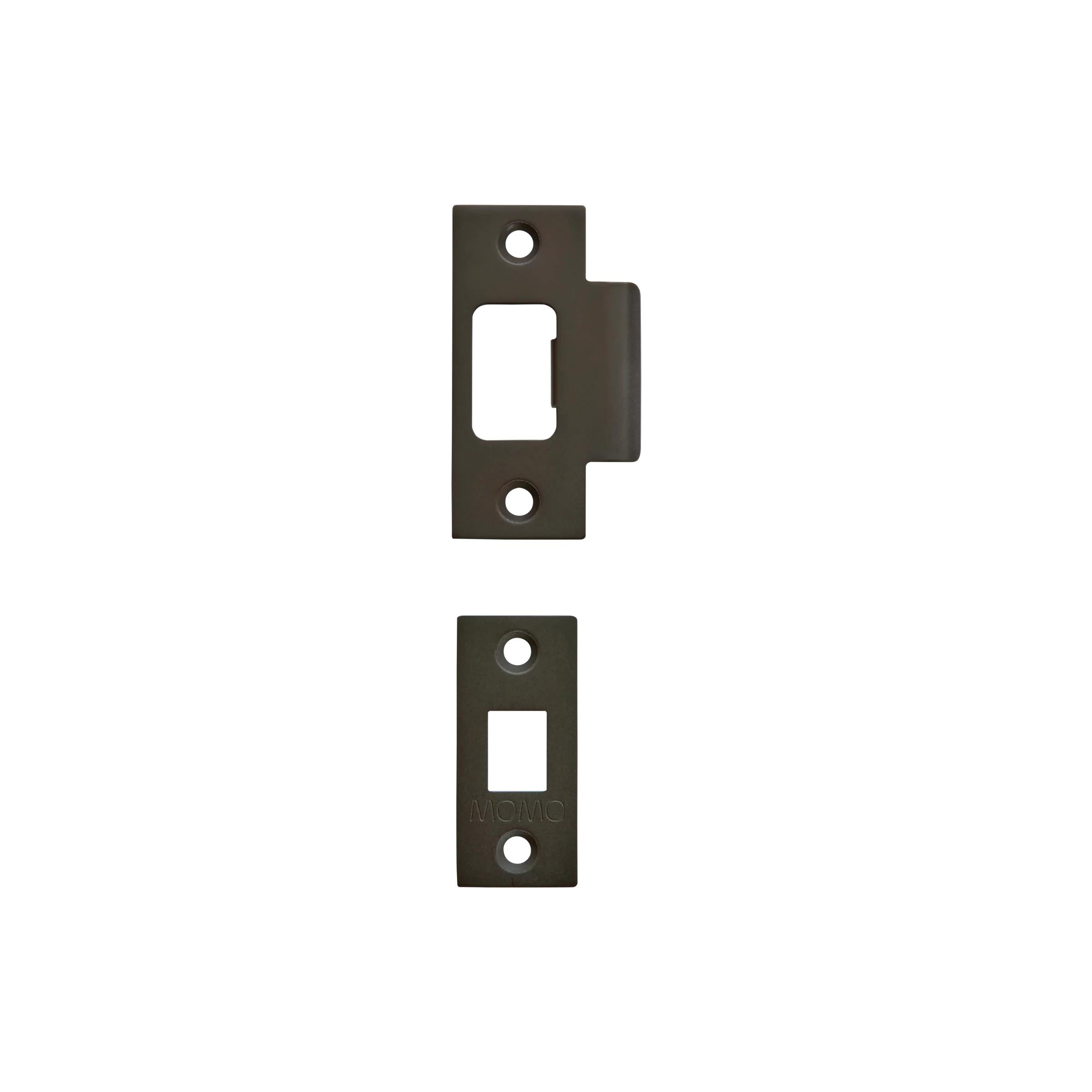MOMO TUBULAR LATCH ACCESSORIES SET WITH SCREWS DARK BRONZE in Dark Bronze