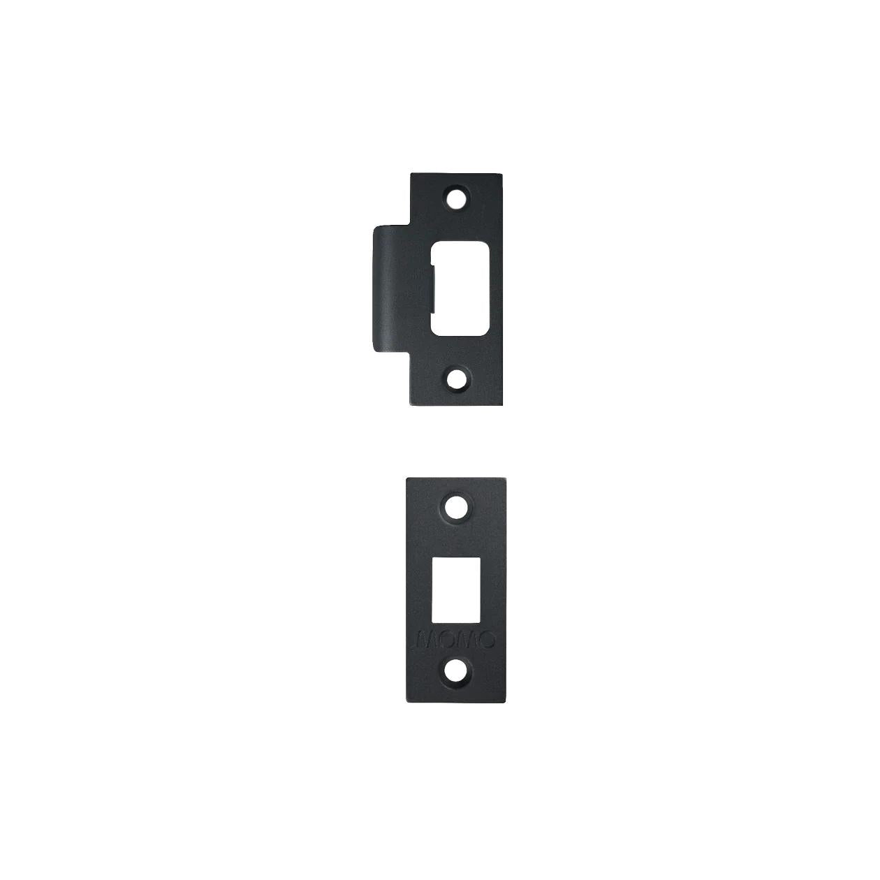 MOMO TUBULAR LATCH ACCESSORIES SET WITH SCREWS MATT BLACK in Matt Black