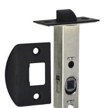 Tubular latch - Matt Black 60mm in Matt Black