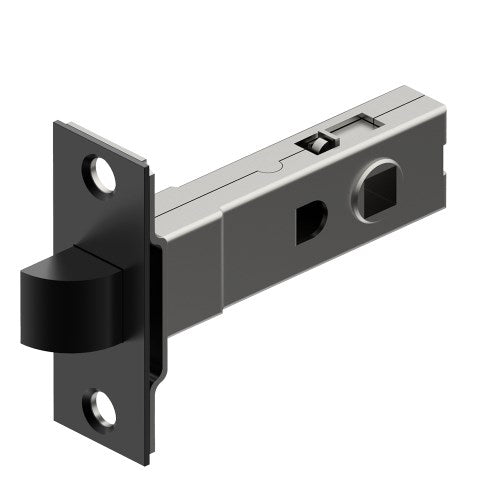 Tubular Latch, 60mm Backset in Black