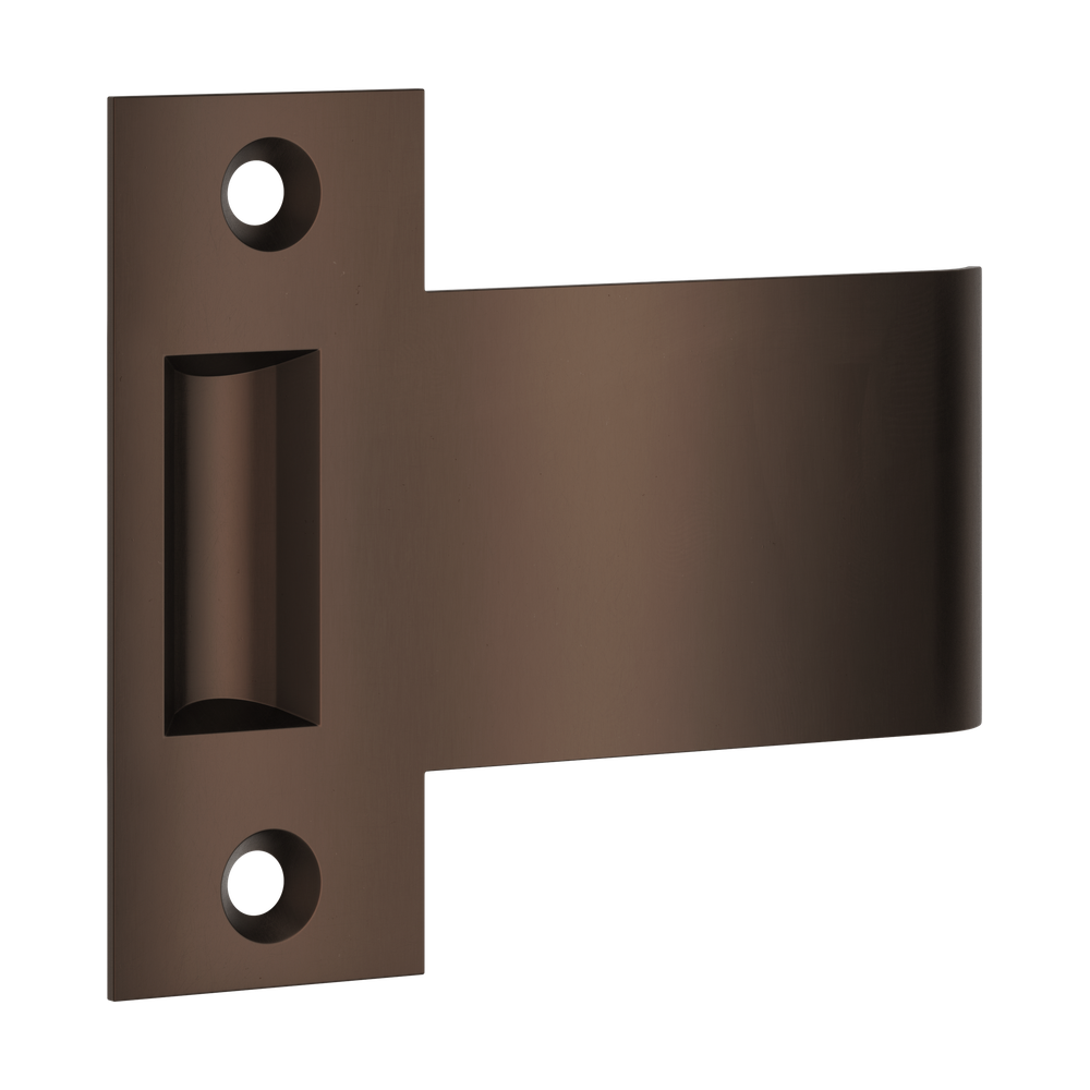 Iver Extended Strike to Suit Roller Tube Latch, architectural hardware with metal construction and roller tube latch compatibility.