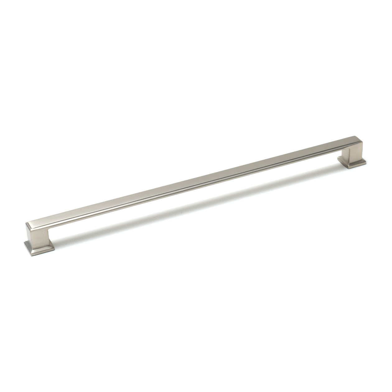 Momo LUCCA cabinet pull handle in dark bronze finish with sleek, modern design for kitchen or furniture drawers.