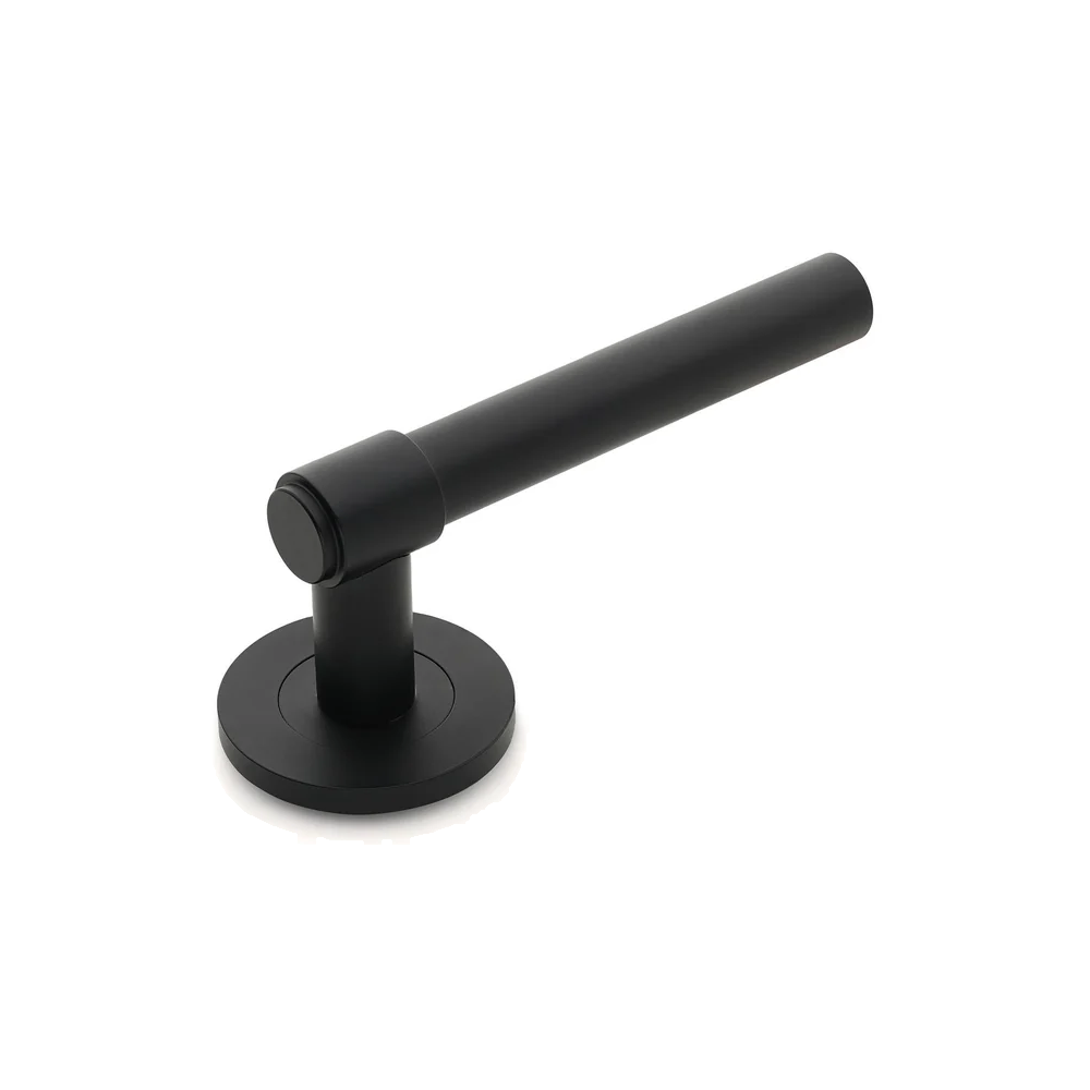 Coast Lever - Passage Set 316SS inc. Latch - Matt Black in Matt Black