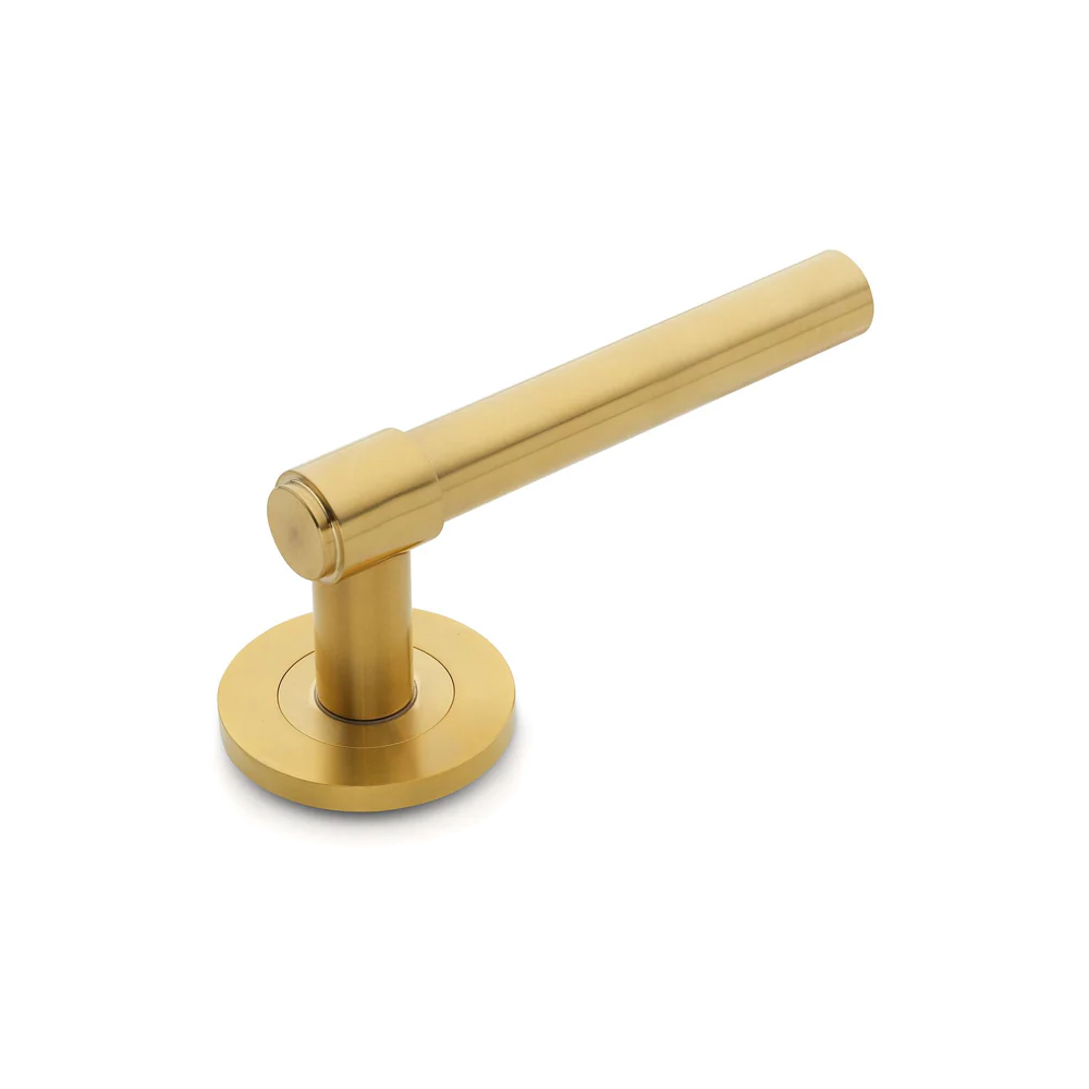 Coast Lever - Passage Set 316SS inc. Latch - Satin Brass in Satin Brass