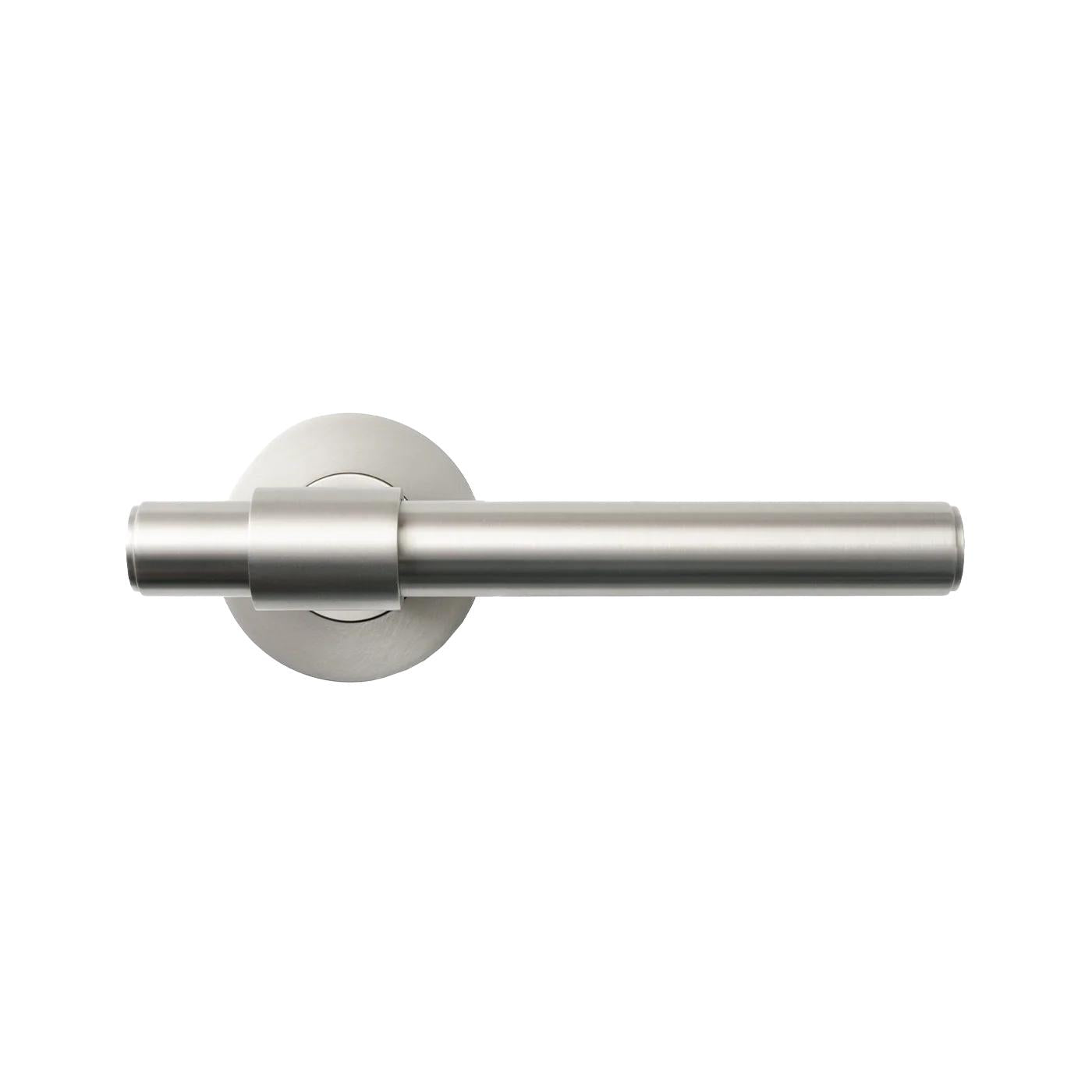 MOMO BELGRAVIA PLAIN LEVER HANDLE SET DULL BRUSHED NICKEL in Dull Brushed Nickel