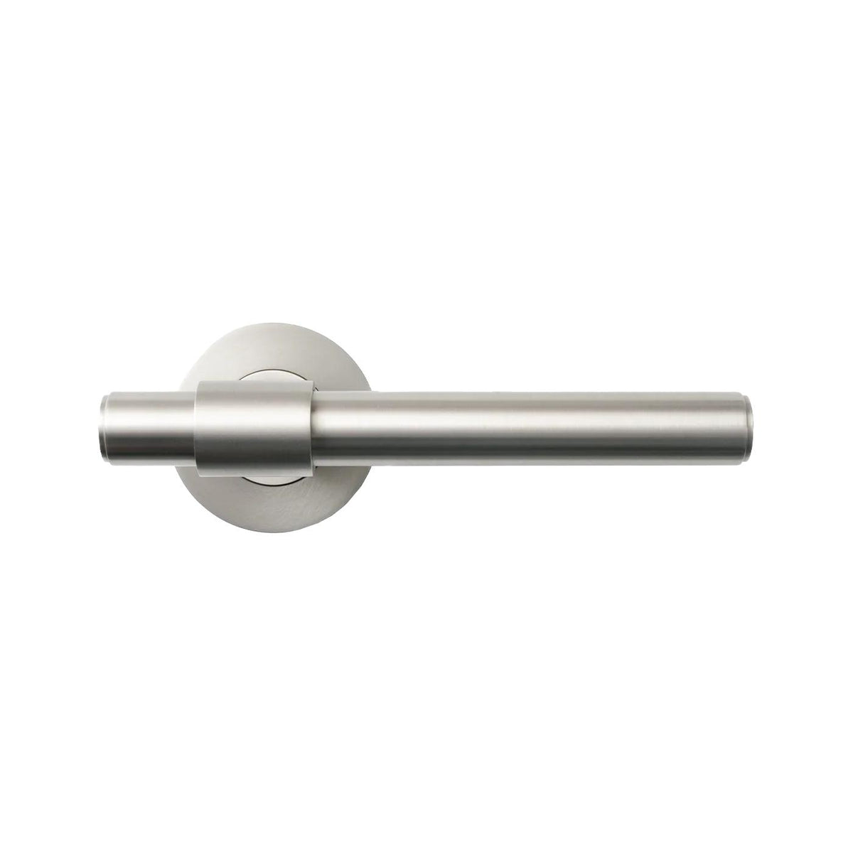 MOMO BELGRAVIA PLAIN LEVER HANDLE SET DULL BRUSHED NICKEL in Dull Brushed Nickel