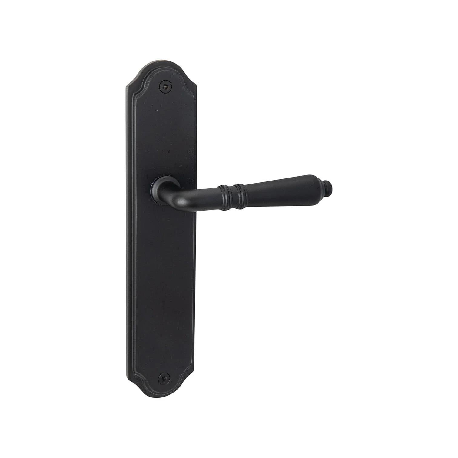 Dora Passage Classic Square Long Plate MB BP in Matt Black