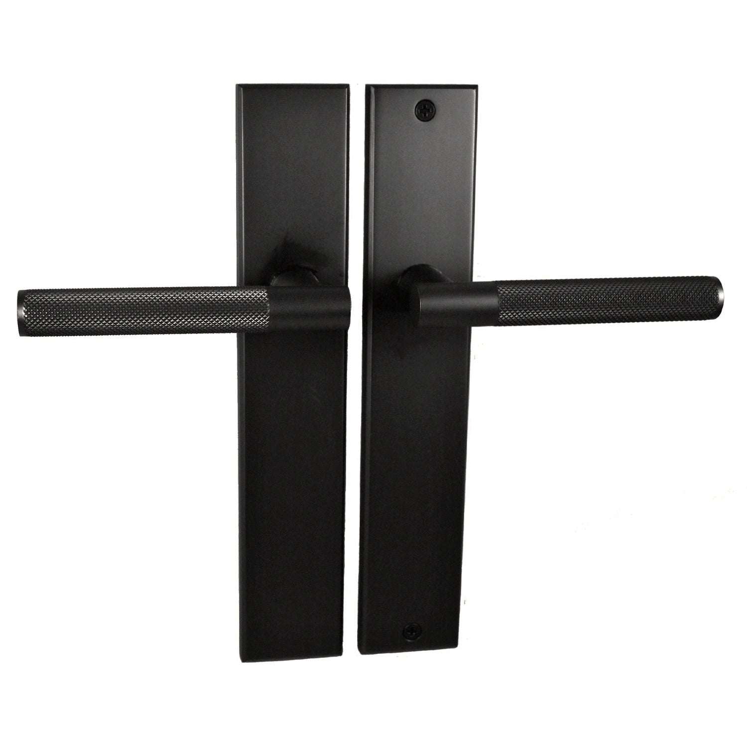 Mediterranean Lever Range - Domici Knurled BL in Black