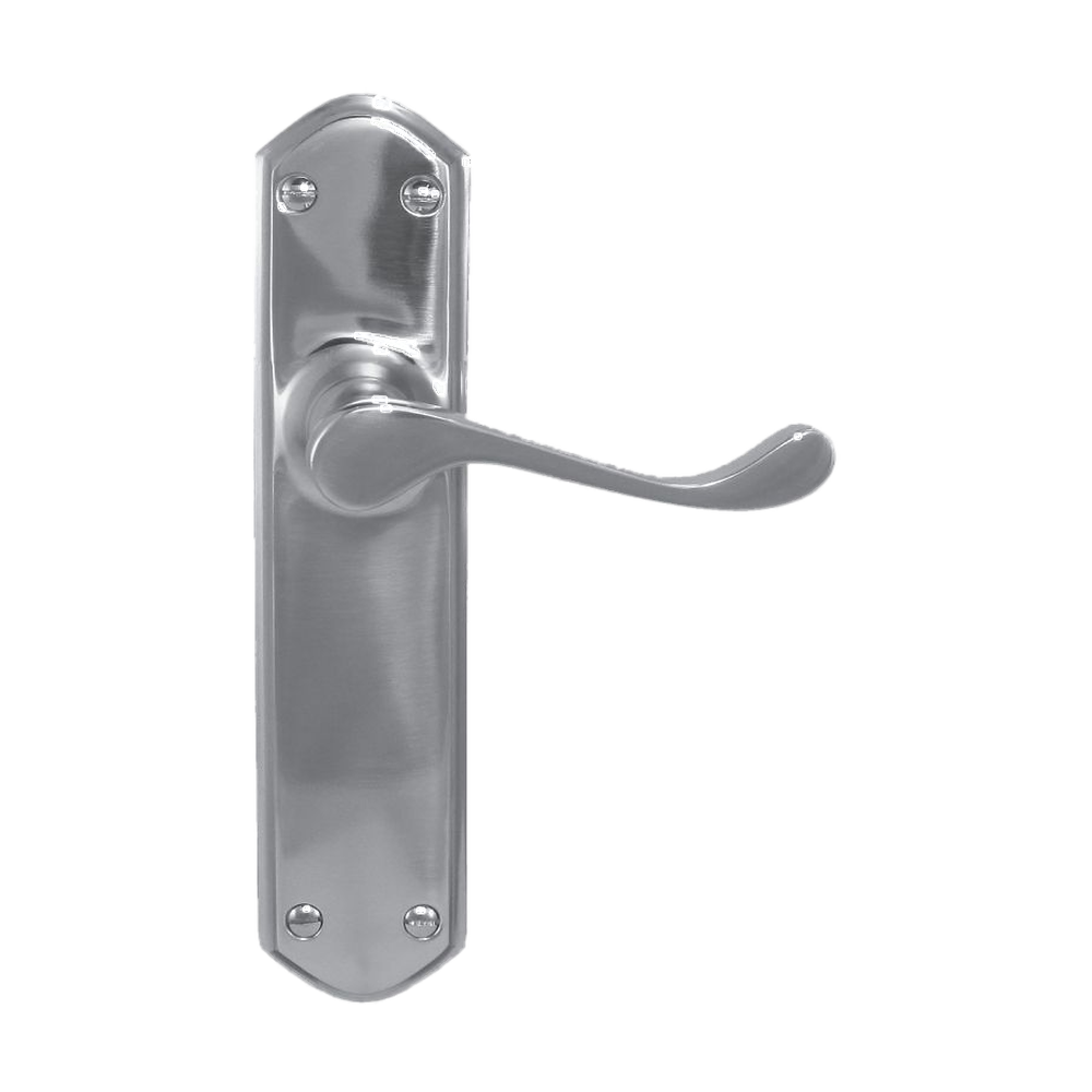 Lever Latch Passage Set CP 200x48mm in Polished Chrome