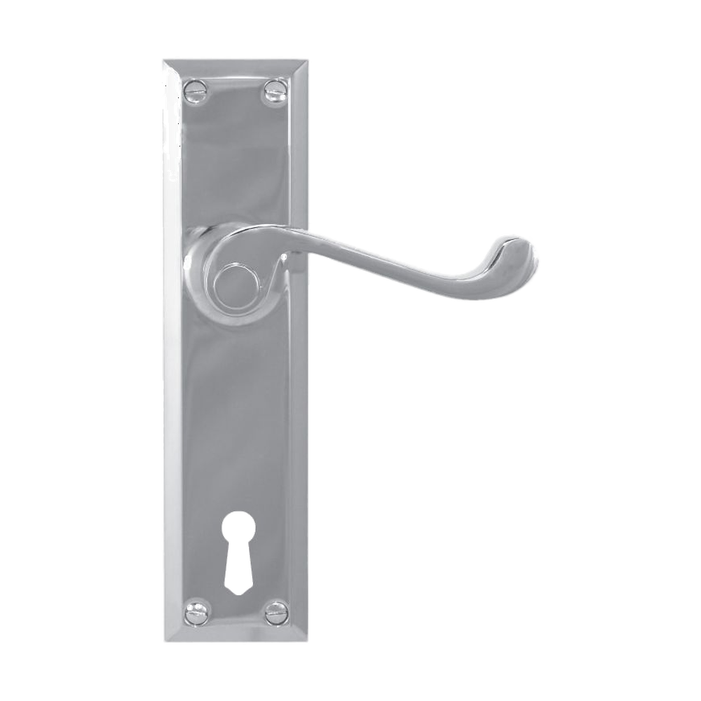 Lever Latch (CC 57mm) SC 200x50mm in Satin Chrome