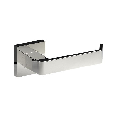 DIJON Door Handles on Square Rose Concealed Fix Rose (Latch Sold Seperately) in Polished Stainless Steel